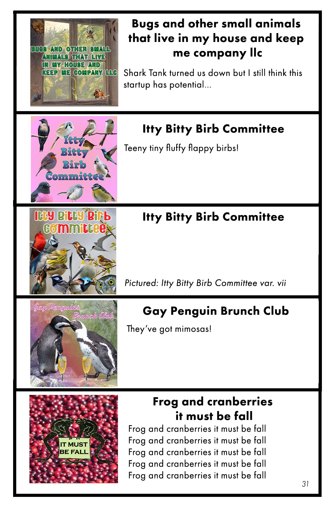 Dichotomous Key (Physical Book)